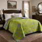 Green‑Gray Ginkgo Leaf Cotton Blanket - image 4