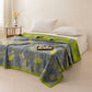 Green‑Gray Ginkgo Leaf Cotton Blanket - image 11