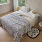 Nordic Leaf Cotton Bedspread Quilt - image 3
