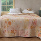 Sunwashed Bloom Quilted Cotton Bedspread Quilt - image 2
