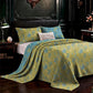 Reversible Vintage Flower Cotton Bedspread - image 6