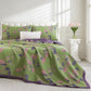 Artistic Ginkgo Leaf Cotton Gauze Blanket - Green - 90" x 92" - image 8
