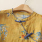 Vintage Floral Insect Long Sleeve Top - image 3