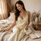 Elegant Lace Trim Cami Lounge Set - image 3