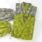 Ginkgo Leaf Cotton Kimono Lounge Pajama Set - image 5