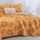 Retro Sunflower Cotton Gauze Blanket - image 1