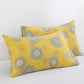Retro Sunflower Cotton Gauze Blanket - Yellow - 20" x 36" - 2PCS Pillowcases - image 18