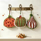 Pumpkin Shaped Quick Dry Hand Towel - Set (Orange x 1 & Beige x 1 & Green x 1) - 3PCS - image 3