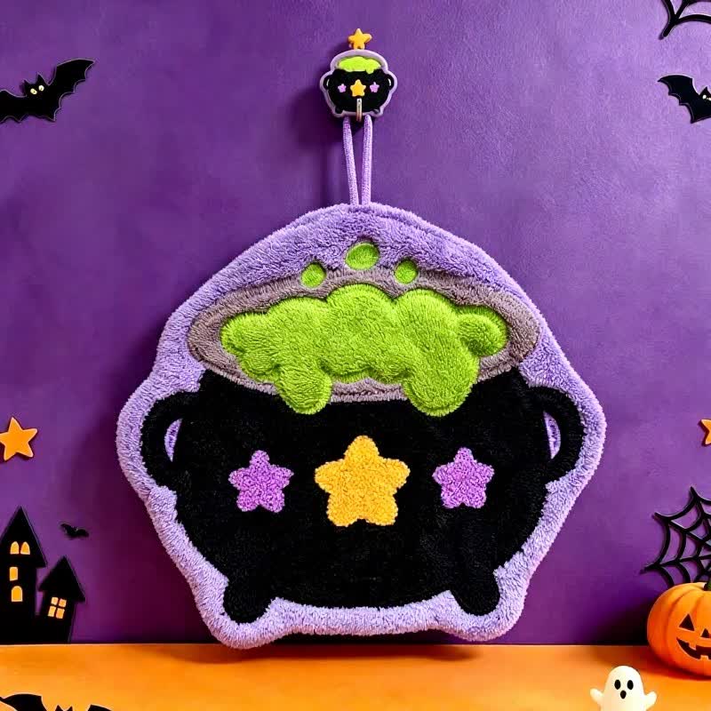 Cute Halloween Hanging Hand Towel - Pot - 5PCS - image 2