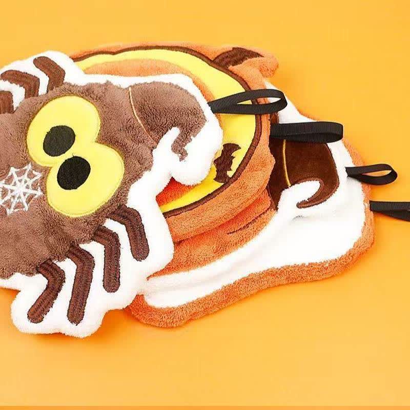 Halloween Element Fleece Hanging Hand Towel - image 1