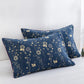 Reversible Blue Floral Cottage Quilt - Blue - 20" x 37" - 2PC Pillowcases - image 11