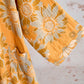Vintage Sunflower Cotton Kimono Bathrobe - image 4