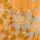 Vintage Sunflower Cotton Kimono Bathrobe - image 5