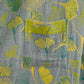 Green Gray Ginkgo Leaf Cotton Kimono Robe - image 9