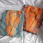 Vintage Leaf Cotton Gauze Kimono Robe - image 1