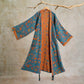 Ginkgo Biloba Cotton Gauze Kimono Robe - image 5