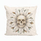 Ghost Sunflower Skull Plush Accent Pillow - image 2