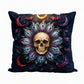 Gothic Celestial Skull Throw Pillow Cover - image 2