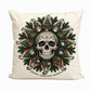Christmas Skull Mandala Plush Throw Pillow - image 4