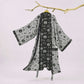 Halloween Pumpkin Candy Cotton Kimono Robe - Off-White - 2XL - image 5