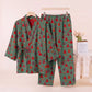 Christmas Tree Cotton Kimono Loungewear Set - image 3