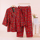 Christmas Tree Cotton Kimono Loungewear Set - image 10