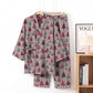 Christmas Tree Cotton Kimono Loungewear Set - image 25
