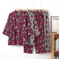 Christmas Tree Cotton Kimono Loungewear Set - image 16