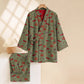 Halloween Pumpkin Bat Cotton Pajama Set - image 14
