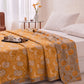 Orange Halloween Pumpkin Cotton Blanket - image 3