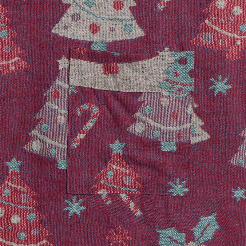 Christmas Tree Cotton Gauze Kimono Robe - image 17