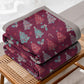 Festive Christmas Tree Cotton Gauze Blanket - Purple - Blanket - 98" x 94" - image 12