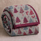 Festive Christmas Tree Cotton Gauze Blanket - image 19