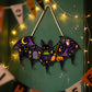 Halloween Bat Shaped Wooden Key Holder - image 5