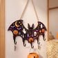 Halloween Bat Shaped Wooden Key Holder - image 1