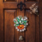 Halloween Acrylic Suncatcher Hanging Ornament with Bell - Spooky Floral - 5PCS - image 2