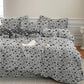 Halloween Monochrome Pumpkin Cotton Bedding Set - White - Bedding Set(4PCS) - King - image 8