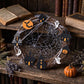 Halloween Twig Wreath With Spiderweb Ornaments - image 2