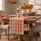 Orange Plaid Table Runner - image 2
