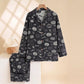 Black Halloween Pumpkin Candy Cotton Loungewear Set - image 1
