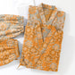 Retro Sunflower Cotton Kimono Pajama Set - image 5