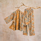 Retro Sunflower Cotton Kimono Pajama Set - image 10