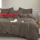 Festive Christmas Tree Cotton Bedding Set - Green - Bedding Set(4PCS) - King - image 8