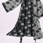 Halloween Pumpkin Moon Cotton Kimono Robe - image 8
