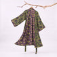 Halloween Pumpkin Monster Cotton Kimono Robe - Green - XXL - image 5