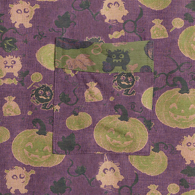 Halloween Pumpkin Monster Cotton Kimono Robe - image 4