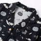 Halloween Pumpkin Bat Cotton Gauze Loungewear Set - image 3
