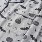 Halloween Pumpkin Bat Cotton Gauze Loungewear Set - image 9