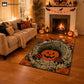 3D Halloween Pumpkin Optical Illusion Area Rug - image 3