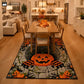 3D Halloween Pumpkin Optical Illusion Area Rug - image 4